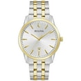 thumbnail image 1 of Bulova Sutton Men's Two-Tone Stainless Silver Dial Quartz Watch 98B385, 1 of 4
