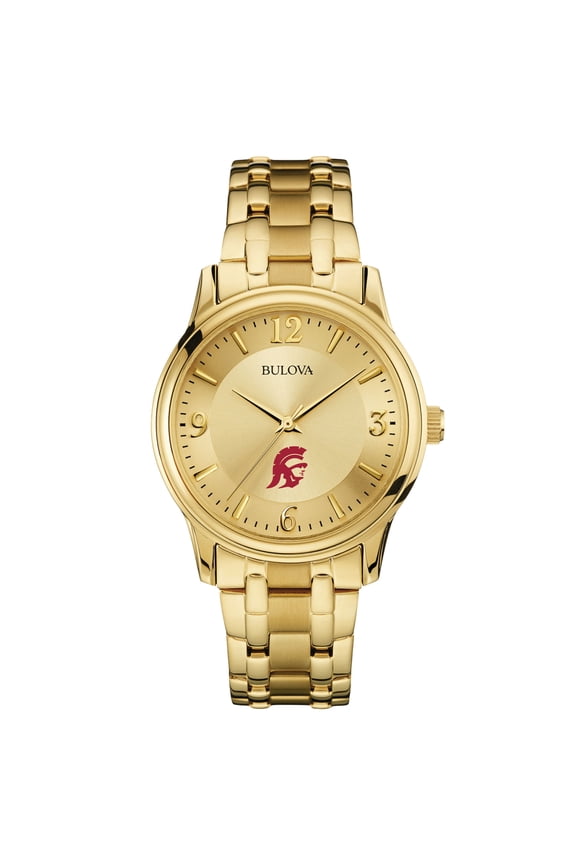 Men's Bulova USC Trojans Gold-Tone Watch
