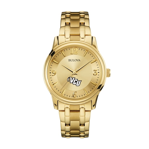 Men's Bulova VCU Rams Gold-Tone Watch