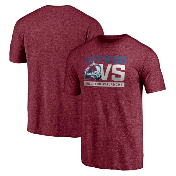 Men's Burgundy Colorado Avalanche Core Hometown Tri-Blend T-Shirt