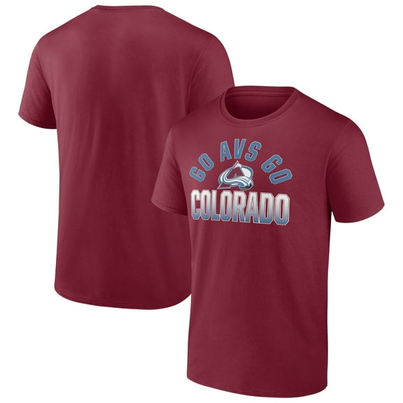Men's Burgundy Colorado Avalanche Open Net T-Shirt