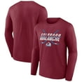 thumbnail image 1 of Men's Burgundy Colorado Avalanche Team Covert Long Sleeve T-Shirt, 1 of 3