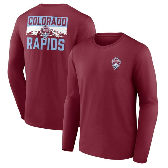 Men's Burgundy Colorado Rapids Team Hometown Collection Long Sleeve T-Shirt
