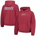thumbnail image 1 of Men's Burgundy West Ham United Old English Oversized Raglan Pullover Hoodie, 1 of 3