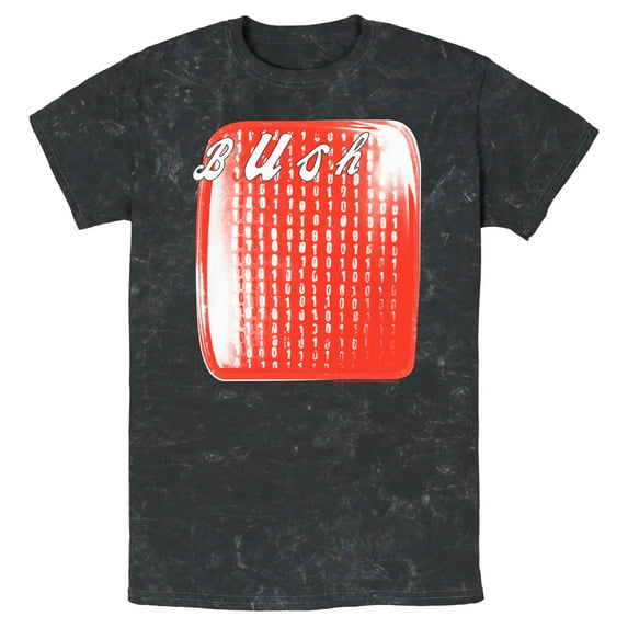 Men's Bush Sixteen Stone Album Cover Graphic Tee Black Large