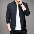 thumbnail image 1 of Men's Business Casual Jacket Spring Jacket Solid Color, 1 of 5