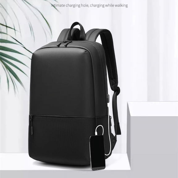 Men's Business Casual Large Capacity Oxford Backpack,17inch