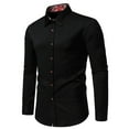 thumbnail image 1 of Men's Business Casual Shirts Long Sleeve,Dress Shirts for Men Designer Casual Button Down Shirts Long Sleeve Mens Dress Shirts Party Shirts Club Shirt, 1 of 9