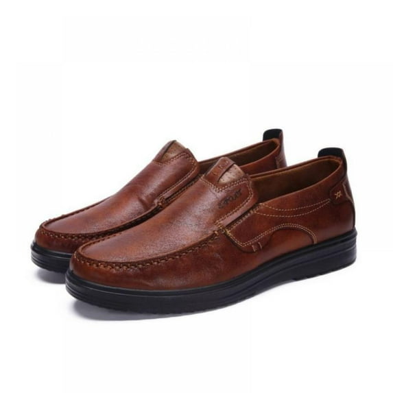 Men's Business Casual Shoes Breathable Soft Men's Single Shoes
