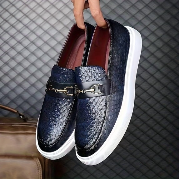 Men's Business Casual Slip-On Shoes with Smooth Finish, Soft Insole, Perfect as a Gift