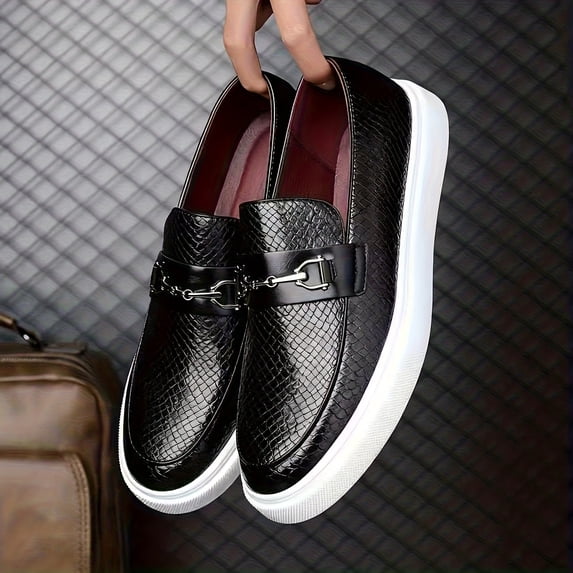Men's Business Casual Slip-On Shoes with Smooth Finish, Soft Insole, Perfect as a Gift