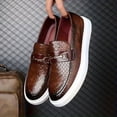thumbnail image 1 of Men's Business Casual Slip-On Shoes with Smooth Finish, Soft Insole, Perfect as a Gift, 1 of 9