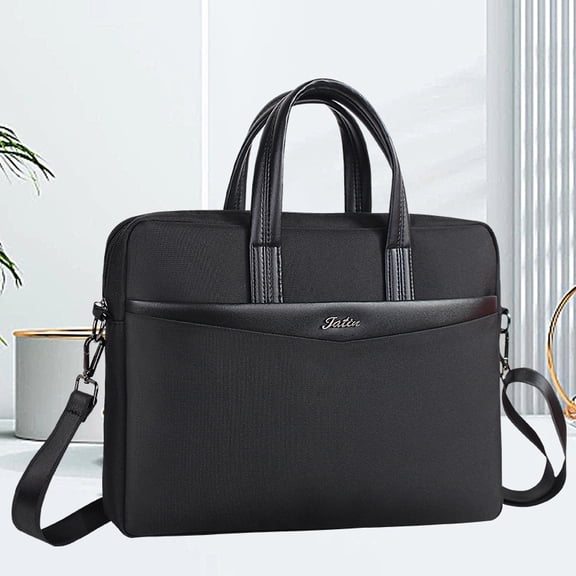 Men's Business Handheld Briefcase Large Capacity,JT828 Black