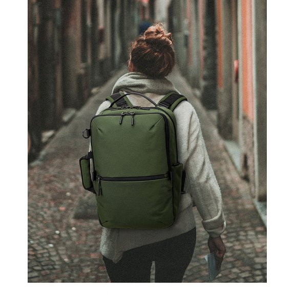 Men's Business Large Capacity Backpack,Khaki