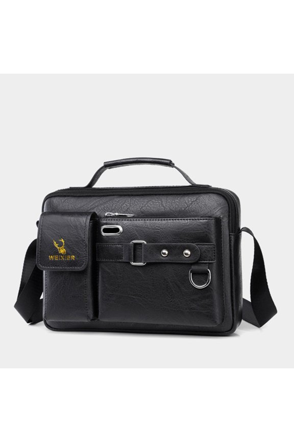 Men's Business Portable One Shoulder Messenger Bag,Yellow