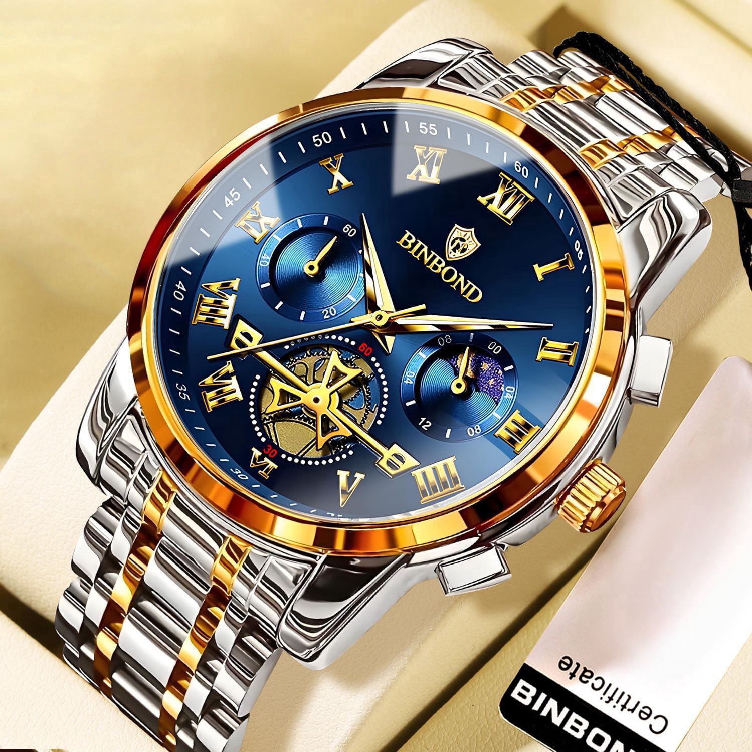 Gold-Blue Face