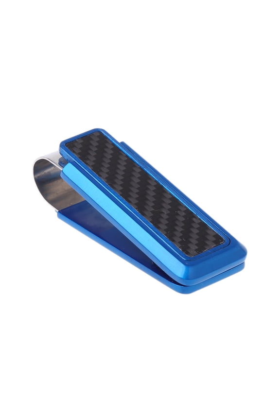 Men's Business Wallet Stainless Steel Carbon Fiber Money Clip Credit Card Holder