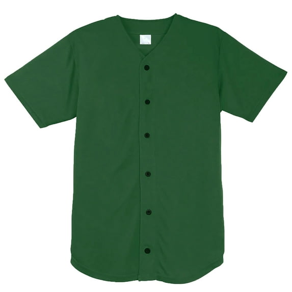 Men's Button Down Jersey Casual V Neck Short Sleeve Plain Hipster Hip Hop T Shirts Jersey Tops