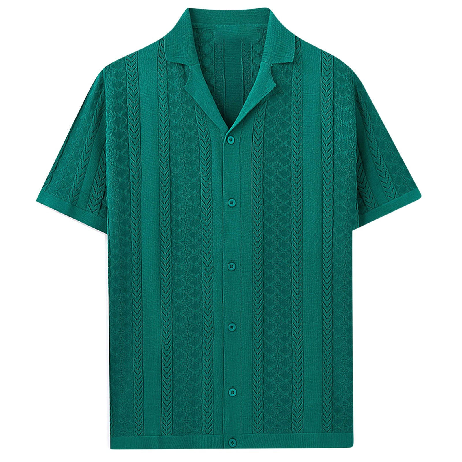 Button Down Knit Polo Mサイズ Beams Plus Cable Knit Polo Shirt in Light Brown | SVD USA