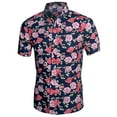 thumbnail image 1 of Men's Button Up Allover Floral Shirt, 1 of 6
