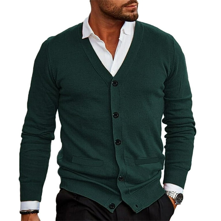 Long Sleeve v-Neck Solid Color Sweater Long Sleeve v-Neck Solid Color Sweater