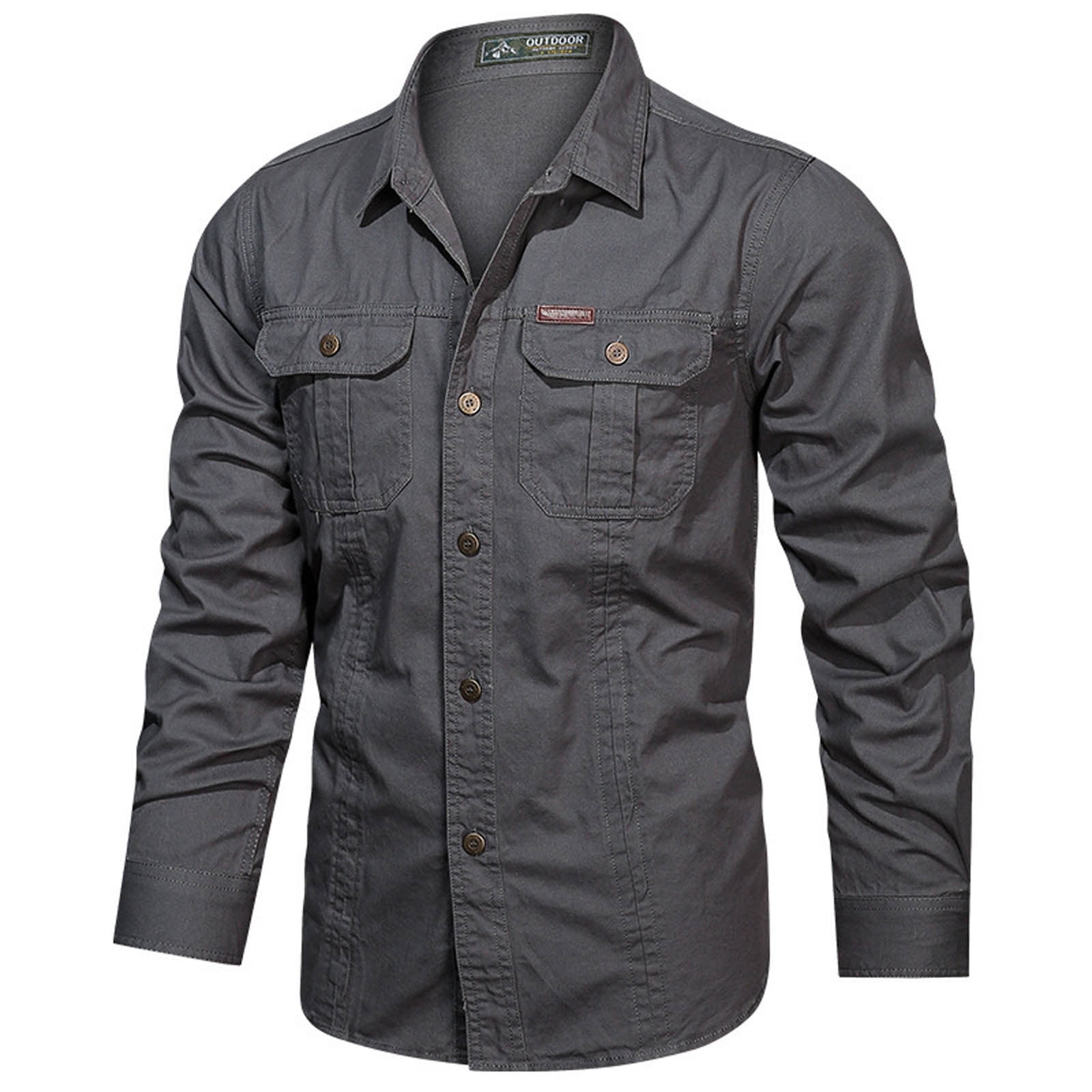 slim solid stretch oxford shirt