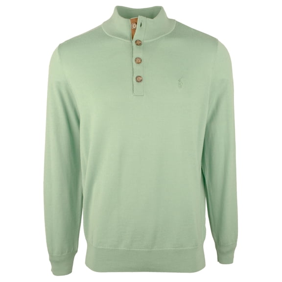 Men's Buttoned Mock Sweatshirt GN XX-Large