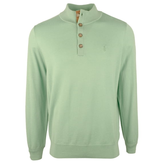 Men's Buttoned Mock Sweatshirt GN XX-Large