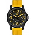 thumbnail image 1 of Men's CAT Caterpillar Groovy Yellow Silicone Band 45mm Watch LF11127137, 1 of 2