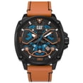 thumbnail image 1 of Men's CAT Caterpillar Tokyo Orange Leather Analog Watch AJ16138126, 1 of 2