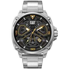 Men's CAT Caterpillar Tokyo Steel Skeleton Dial Watch AJ14111127