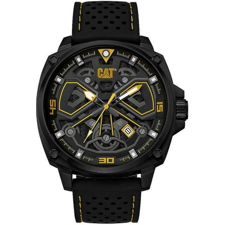 Men's CAT Caterpillar Tokyo Steel Skeleton Dial Watch AJ16121127