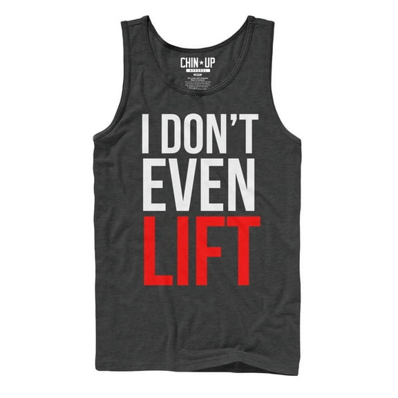 Men's CHIN UP Do You Lift  Tank Top Black Medium