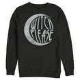 thumbnail image 1 of Men's CHIN UP Halloween Witch Please  Sweatshirt Black X Large, 1 of 4
