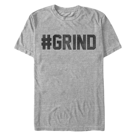 Men's CHIN UP Hashtag Grind Graphic Tee Athletic Heather 2X Large