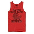 thumbnail image 1 of Men's CHIN UP I'm Ripped  Tank Top Red Small, 1 of 3