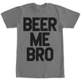 thumbnail image 1 of Men's CHIN UP Me Bro Graphic Tee Charcoal 2X Large, 1 of 4