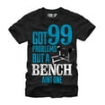 thumbnail image 1 of Men's CHIN UP Ninety Nine Problems  Graphic Tee Black Small, 1 of 4