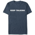 thumbnail image 1 of Men's CHIN UP Nurse Keep Talking I'm Diagnosing You  Graphic Tee Navy Blue Heather Small, 1 of 3