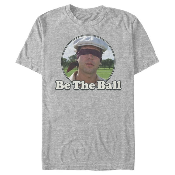 Men's Caddyshack Ty Webb Be The Ball Graphic Tee Athletic Heather 3X Large