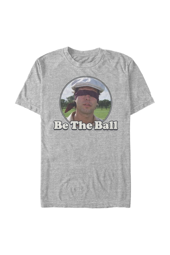 Men's Caddyshack Ty Webb Be The Ball Graphic Tee Athletic Heather Large
