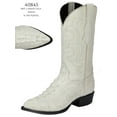 thumbnail image 1 of Men's Caiman Tail Print Leather Western Cowboy Boots 'El Señor de los Cielos' Bone Color 40845, 1 of 4