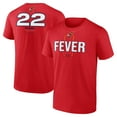thumbnail image 1 of Men's Caitlin Clark Red Indiana Fever Behind the Back Name & Number T-Shirt, 1 of 3