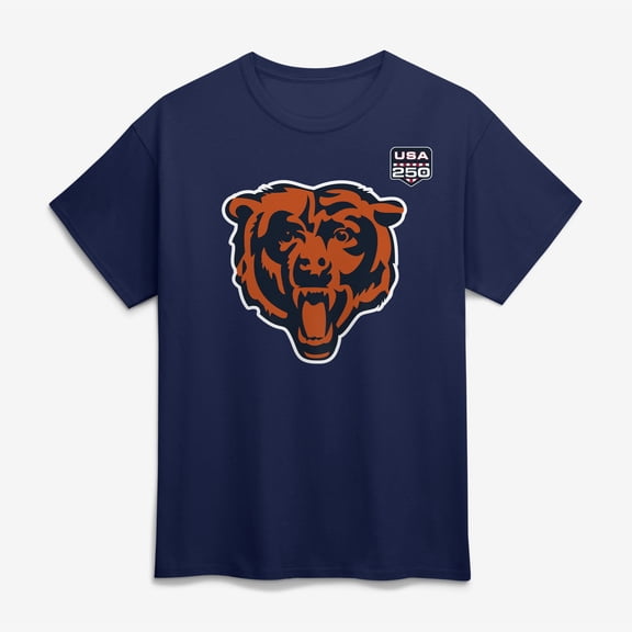 Men's Caleb Williams Navy Chicago Bears USA 250 Name & Number T-Shirt