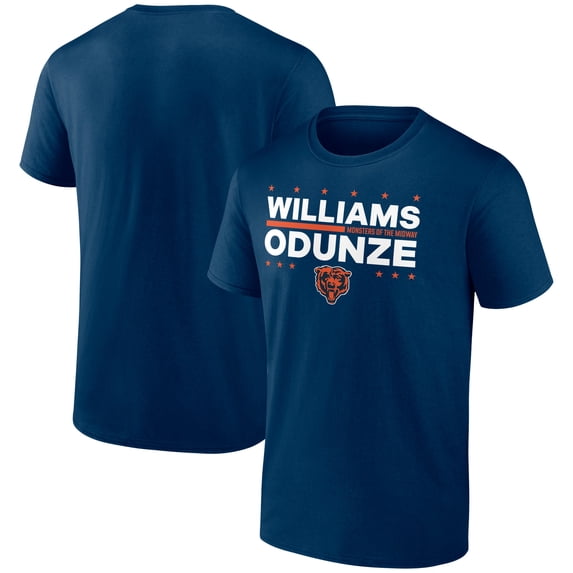 Men's Caleb Williams & Rome Odunze Navy Chicago Bears Election Players T-Shirt