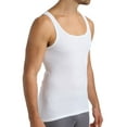 thumbnail image 1 of Men's Calida 12010 Twisted Cotton Athletic Shirt (White S), 1 of 4