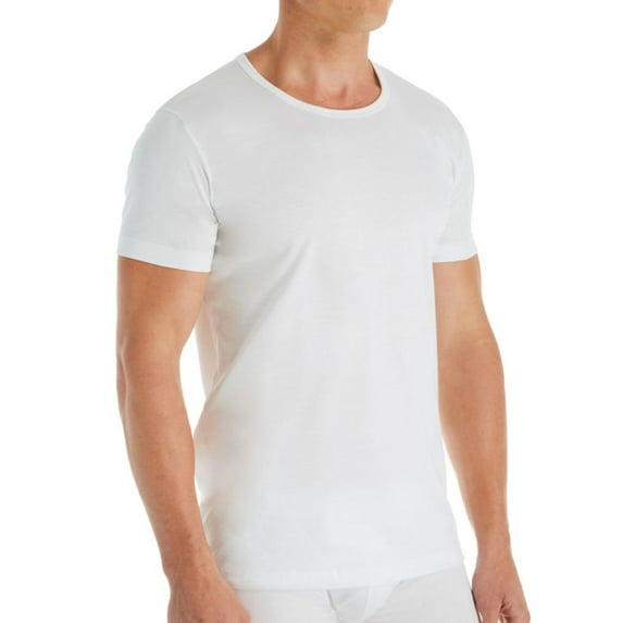 Men's Calida 14269 Authentic Mercerized Cotton T-Shirt (White 2XL)