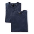 thumbnail image 1 of Men's Calida 14341 Natural Benefit Crew Neck T-Shirts - 2 Pack (Indigo Mood 2XL), 1 of 1