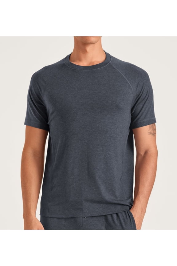 Men's Calida 14588 DSW Warming Crew Neck T-Shirt (Antrazith S)