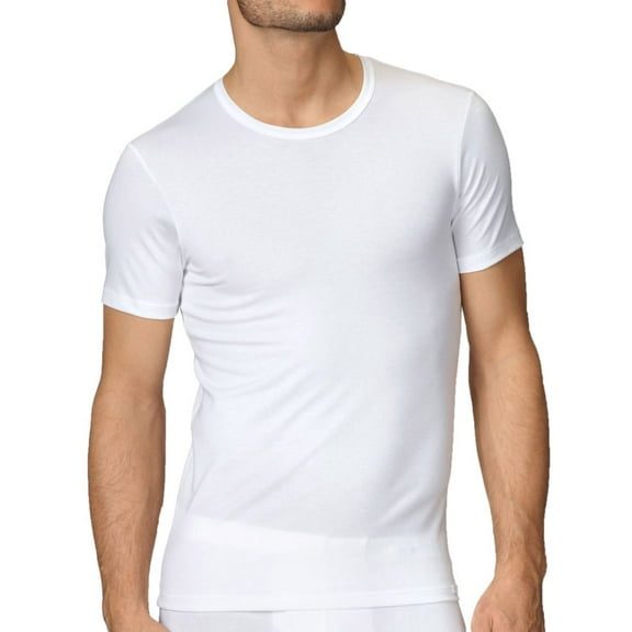 Men's Calida 14661 Evolution Crew Neck T-Shirt (White 2XL)